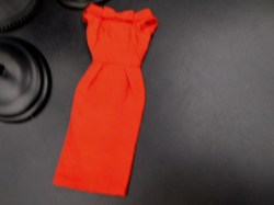 pak red silk sheath b